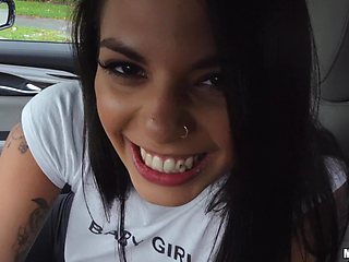 Gina Valentina's Latina Rescue Turns Outdoor Hot