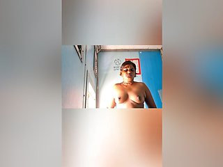 Local Desi Girl Art Tattoo Design On The Boobs, After Boobs Sucking