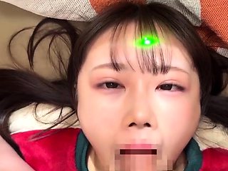 Japanese teen blowjob with creamy mustache