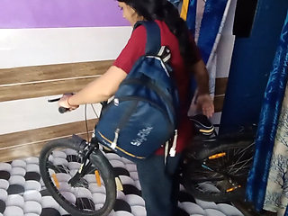 Today my step sister came home early from college to get her pussy fucked.