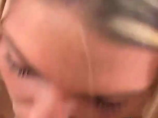 Petite milf Stevie Smith pov deepthroat blowjob and cum swallow