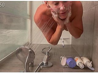 Shower Cam Washing Myself - Bianca Fitcougar