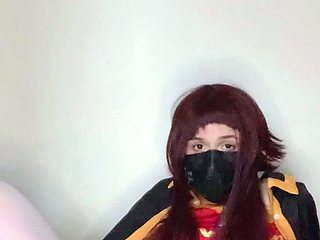 Busty brunette solo masturbation