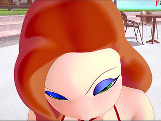 Jessica Rabbit Wearing a Bikini POV Sex