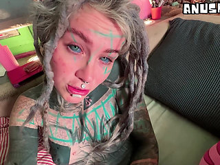 Private home fuck with sloppy BJ and creampie