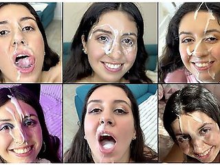 Best Cum On Face Compilation - 21 Cumshots!