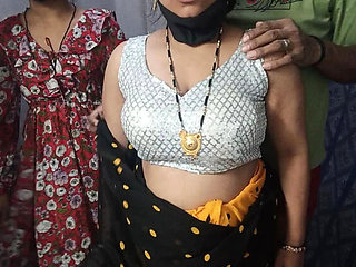 Indian Wife And Sister-In-Law In Wild Threesome With Big Boobs