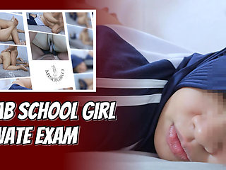 Asian Hijab School Girl Ask PE Teacher to Give Special Exam - Minokiiko