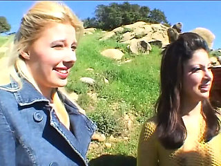 Two Cute Teen Girls Genesis Skye & Gia Jordan Take Big Cock Ass Fuck and Mouth Cumshot