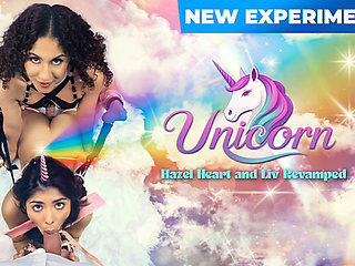 Submissive Unicorn Hazel Heart Surrenders to Couple Liv Revamped and Dorian