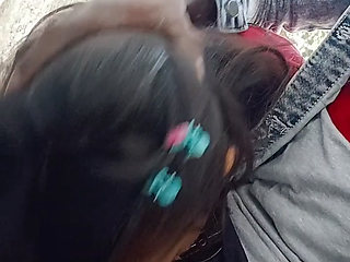 Real sex with girlfriend in garden