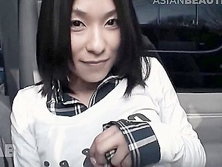 Asian Babe Couldnt Wait To Get Home... Hungry For My Cock