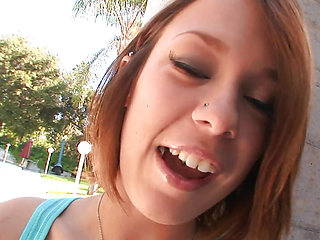 Fresh girl Haley Sweet a whore gets her pussy stuffed