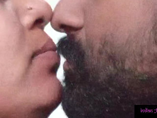Indian Stepmom kissing and fucking