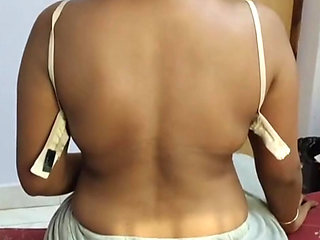 Indian Desi aunty show our hot big boobs with dark nipples and wents come to sex with our husband in our bedroom