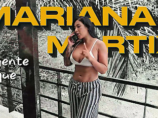 Mariana makes Yeri and Raul give her a double penetration in the pool in the rain