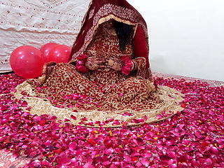 first night - Indian husband and wife have sex together full video - Hindi audio