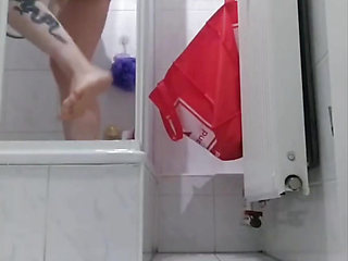 Piss on self, self anal fisting, extreme anal dildo