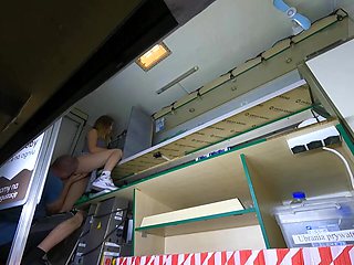 I asked my hostess to make me a ciggie but she looks so marvelous in this mini microskirt that I had to have fun with her muff at least just a lil bit