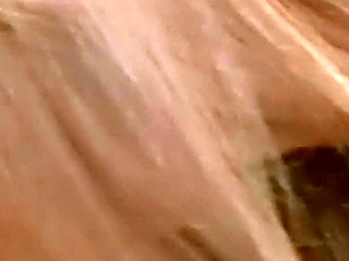 Purple Glitter Dildo Slides in - Tattooed Redhead Works It Into the Blonde on the Green Couch