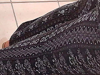 Behind Her Big Booty N Pretty Feet N Blue