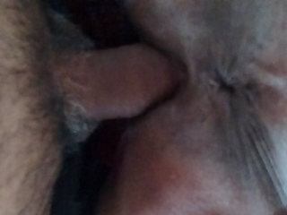 Cock in the maid's ass and pussy