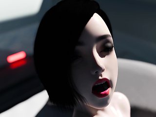 Japanese Echo Takes Assfuck in Space Before Back Cumshot
