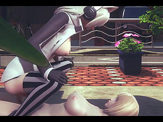 Futanari Hentai 3D Uncensored - Omura Hardsex at the Street - Japanese Asian Manga Anime Film Game Porn