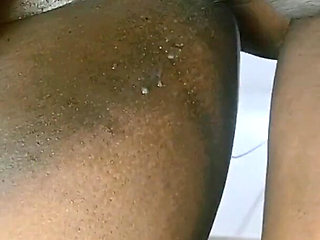 Cum on Her Big Fat Ass After Going Hardcore on Her Juicy Pussy