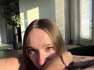 MILF POV Big Cock Blowjob
