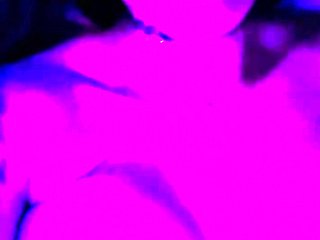 Busty curly brunette with big boobs fucks on couch