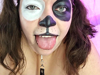 Drooling Puppy Play