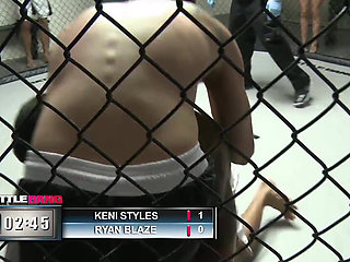 Busty brunette gets anally banged