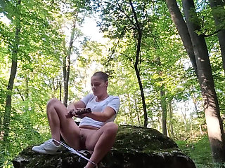 Inserting a Stick in My Pussy