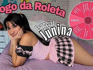 Wheel of Sex Game Anal with Emanuelly Raquel
