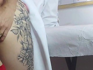 Nurse Has Her First Patient with an Erection!