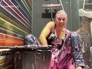 Callie Gets Pink Gunged