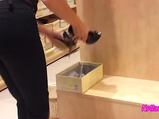 Shopping for New Black Pumps