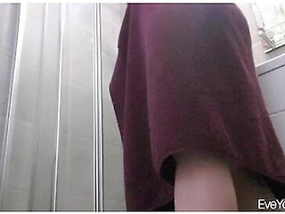 College Dorm Shower Voyeur