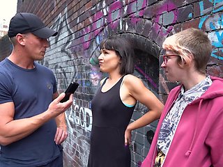 Hot mature Camilla Creampie fucks with young guys in an orgy scene.