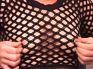 Blindfolded Blonde MILF Takes Rod and Fingers Deep