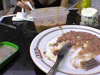 Lesbian White Leggins Fetish and Pee in the Leggins