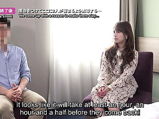 Japanese amateur babe kissing stranger in Tokyo hotel room sex experiment HD