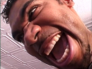 MILF with Big Nipples Fucked and Cummed on Face by Two Monster Black Cocks