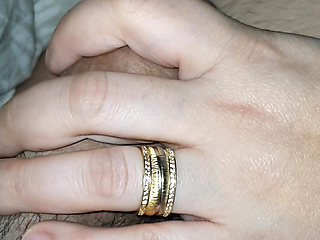 Step son on his birthday wishes a handjob from step mom and he get it