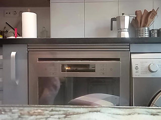 Jerking off My Big and wide cock with a sexual toy, My cock it's huge and so lubricate