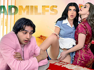 Elias Cash, Nicole Emma Vaunt And Gal Ritchie In Filthy Threesome With Our Favorite Waitress