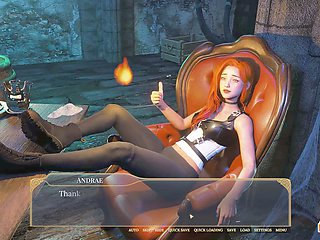 Sensational 3D deepthroat scene with intense gagging magic