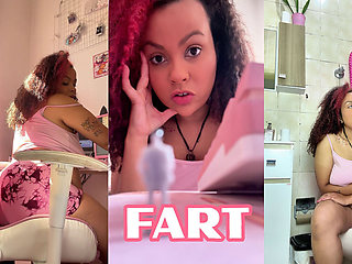 Giantess BBW Punishes Tiny Man with Farts- Female Domination Roleplay