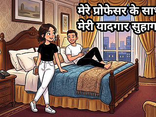 Meri aur meri professor ka suhagrat ki chudai My memorable wedding night with my professor Desi pussy fucking